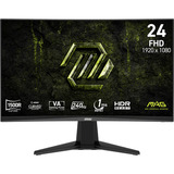 MSI MAG 245C X24 23.6" Moniteur gaming incurvé Noir, 1x DisplayPort, 2x HDMI, 240 Hz
