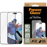PanzerGlass iPhone 16 Pro Max - Ultra-Wide Fit, Film de protection Transparent/Noir