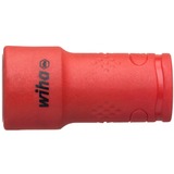 Wiha Jeu de clés à cliquet isolées 1/4", Clés mixtes à cliquet Rouge/Jaune, 21 pièces avec étui