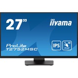 iiyama ProLite T2752MSC-B1 27" Moniteur tactile Noir, 1x DisplayPort, 1x HDMI, 2x USB-A