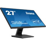 iiyama ProLite T2752MSC-B1 27" Moniteur tactile Noir, 1x DisplayPort, 1x HDMI, 2x USB-A