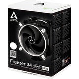 ARCTIC Freezer 34 eSports DUO Refroidisseur CPU Blanc
