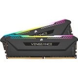 Corsair 32 Go DDR4-3200 Kit, Mémoire vive Noir, CMH32GX4M2E3200C16, Vengeance RGB PRO SL, XMP 2.0