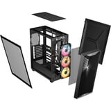 Corsair Corsair 3200D RS ARGB Black boîtier midi tower Noir | 1x USB-A | 1x USB-C | RGB | Verre Trempé
