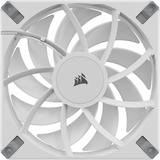 Corsair iCUE AF140 RGB ELITE WHITE + Lighting Node CORE, Ventilateur de boîtier Blanc, 2 pièces, connecteur de ventilateur PWM à 4 broches