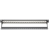 Digitus Panneau de brassage 19" 24 ports 1U modulaire Noir