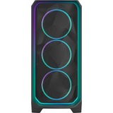 Fractal Design Meshify 3 Ambience Pro RGB Light Tint  boîtier midi tower Noir | 2x USB-A | 1x USB-C | RGB | Verre Trempé