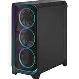 Fractal Design Meshify 3 Ambience Pro RGB Light Tint  boîtier midi tower Noir | 2x USB-A | 1x USB-C | RGB | Verre Trempé