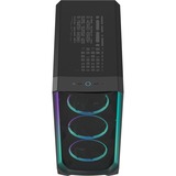 Fractal Design Meshify 3 Ambience Pro RGB Light Tint  boîtier midi tower Noir | 2x USB-A | 1x USB-C | RGB | Verre Trempé