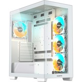 GIGABYTE C500 Panoramic Stealth Ice boîtier midi tower Blanc | 2x USB-A | 1x USB-C | RGB | Window