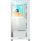 GIGABYTE C500 Panoramic Stealth Ice boîtier midi tower Blanc | 2x USB-A | 1x USB-C | RGB | Window