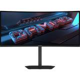 GIGABYTE S34WQCA 34" Moniteur UltraWide gaming incurvé Noir, 1x DisplayPort, 2x HDMI, 120 Hz