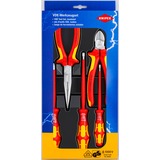 KNIPEX Jeu d'outils VDE 00 20 13, Set d'outils Rouge/Jaune, 5 pièces