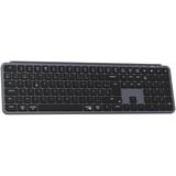 Keychron B6 Pro-K1Z Ultra-Slim clavier Gris, Layout BE (AZERTY), Mécanique des ciseaux, 100%, Bluetooth, 2.4GHz