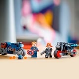 LEGO Marvel - Les motos de Black Widow et de Captain America, Jouets de construction 76260