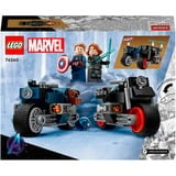 LEGO Marvel - Les motos de Black Widow et de Captain America, Jouets de construction 76260