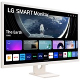LG 32SR50F-W Moniteur intelligent Full HD IPS avec webOS 31.5"  Blanc, HDMI, WiFi, Bluetooth, Sound, Smart