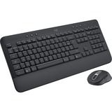 Logitech Signature MK650 Wireless Combo for Business, set de bureau Noir, Layout BE, 4000 dpi