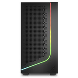 Sharkoon J1000 ARGB boîtier midi tower Noir | 3x USB-A | RGB | Verre Trempé