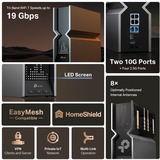 TP-Link Archer BE800 BE19000 tri-bande Wi-Fi 7, Routeur maillé 