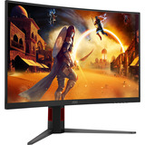 AOC C32G4Z 31.5" Moniteur gaming incurvé Noir/rouge, 1x DisplayPort, 1x HDMI, 260 Hz, (OC)