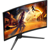 AOC C32G4Z 31.5" Moniteur gaming incurvé Noir/rouge, 1x DisplayPort, 1x HDMI, 260 Hz, (OC)