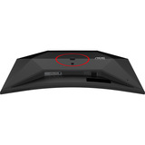 AOC C32G4Z 31.5" Moniteur gaming incurvé Noir/rouge, 1x DisplayPort, 1x HDMI, 260 Hz, (OC)
