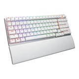 ASUS ROG Strix Scope II 96 Wireless, clavier gaming Blanc, Layout États-Unis, ROG NX Snow, 96%, LED RGB, Hot-swappable, PBT Double-shot, Bluetooth / 2.4GHz / USB 2.0