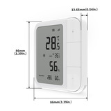 Aqara Climate Sensor W100, Capteur Blanc, Zigbee, Thread & Bluetooth, Matter