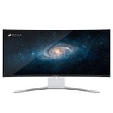 Corsair XENEON 34WQHD240-C QD-OLED 34" Moniteur UltraWide gaming incurvé  Blanc, 2x HDMI, DisplayPort, 4x USB-A, 2x USB-C, 240 Hz