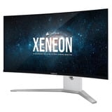 Corsair XENEON 34WQHD240-C QD-OLED 34" Moniteur UltraWide gaming incurvé  Blanc, 2x HDMI, DisplayPort, 4x USB-A, 2x USB-C, 240 Hz