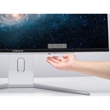 Corsair XENEON 34WQHD240-C QD-OLED 34" Moniteur UltraWide gaming incurvé  Blanc, 2x HDMI, DisplayPort, 4x USB-A, 2x USB-C, 240 Hz