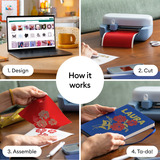 Cricut Joy 2 + Essentials bundle, Machine de découpe Bleu