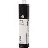 Cricut Smart Iron-On Sheet - Glitter Black, Matériau d'impression Noir, 2.7 m