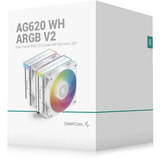 DeepCool AG620 BK ARGB V2, Refroidisseur CPU Blanc