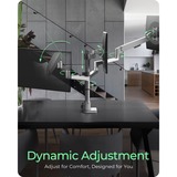 ICY BOX IB-MS525-T, Support de moniteur Gris