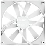 NZXT F140Q Quiet Airflow 140x140x26, Ventilateur de boîtier Blanc, Connexion PWM à 4 broches