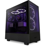 NZXT H5 Flow boîtier midi tower Noir (Mat) | 1x USB-A | 1x USB-C | Verre Trempé