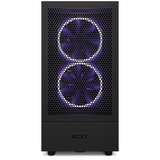 NZXT H5 Flow boîtier midi tower Noir (Mat) | 1x USB-A | 1x USB-C | Verre Trempé