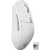 SteelSeries Rival 3 Wireless Gen 2, Souris gaming Blanc, 18 000 ppp, RGB, 2,4 GHz / Bluetooth 5.0