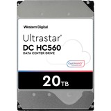 WD Ultrastar DC HC560 20 To, Disque dur SATA 6 Go/s, 3,5", SE