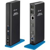 i-tec Station d'accueil USB 3.0/USB-C double HDMI Noir