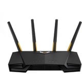 ASUS TUF Gaming AX3000 V2, Routeur Noir/Jaune, Wi-Fi 6 (802.11ax), Bi-bande (2,4 GHz / 5 GHz), Ethernet/LAN, Noir, Orange, Routeur