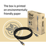 Club 3D AOC certifié HDMI, Câble Noir, 10 mètres, 4K 120Hz, 8K 60Hz