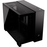 Corsair 2500X boîtier mini tower Noir | 2x USB-A | 1x USB-C | Verre Trempé