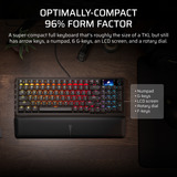Corsair VANGUARD 96 RGB clavier gaming mécanique Noir, Layout US (QWERTY), Corsair MLX Plasma, 96%, QWERTY US, MLX Plasma, 96%, RGB, hot-swap