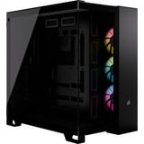 Corsair iCUE LINK 6500X RGB midi tower, boîtier pc Noir | 4x USB-A | 1x USB-C | RGB | Verre Trempé