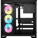 Corsair iCUE LINK 6500X RGB midi tower, boîtier pc Noir | 4x USB-A | 1x USB-C | RGB | Verre Trempé