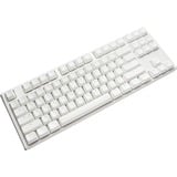 Ducky One 3 RGB TKL clavier gaming mécanique Blanc, Layout BE (AZERTY), Cherry MX RGB Brown, 80% (TKL)