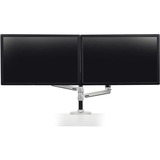 Ergotron LX Dual Stacking, Support de moniteur Argent